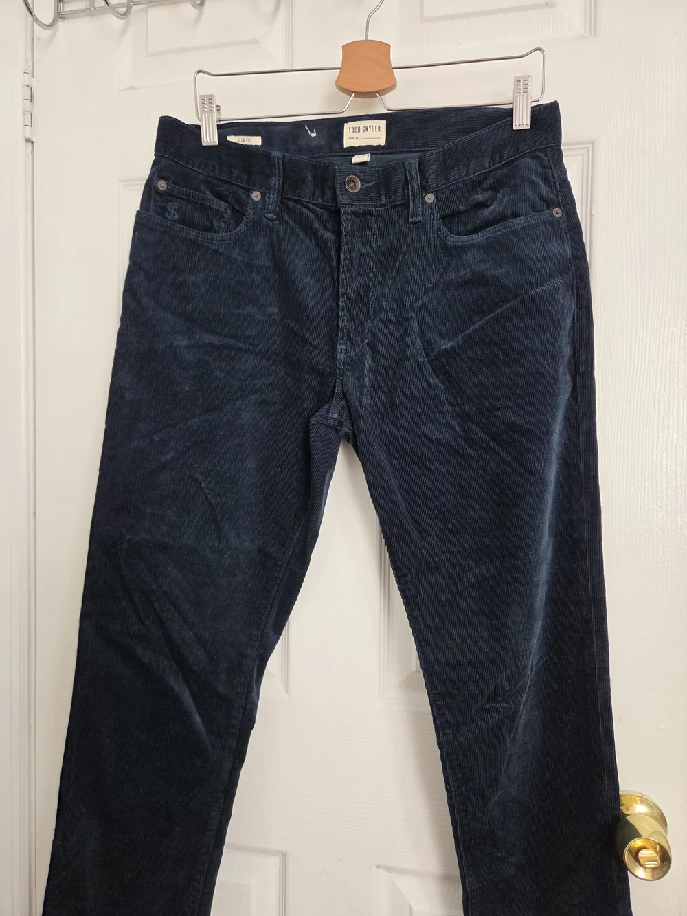 Todd Snyder Dark Navy Corduroy Men’s Pants Size31X34